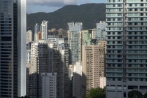 Hong Kongs famous residential towers framed