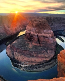 Horseshoe Bend at Lake Powell in Page Arizona October   OC