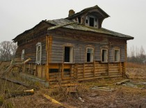 House in Russian village Tver Oblast 