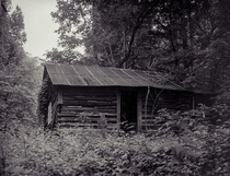 House in the mountains of Franklin NC shot on large format camera