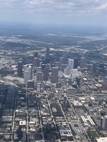 Houston TX Taken while flying over in plane