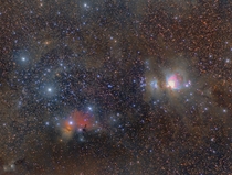hr Exposure of the Orion Constellation with second hand amateur gear
