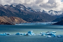 Huemul Glacier in Patagonian Argentina  x