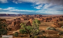 Hunts Mesa in the Navajo Nation - Monument Valley Arizona 