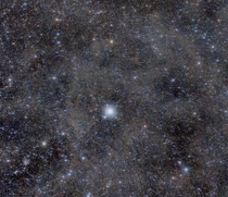 I captured faint galactic dust around the star polaris with a DSLR