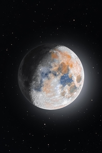 I combined nearly  photos to create this HDR Moon image