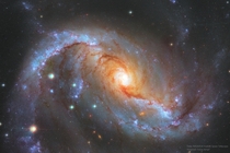 I downloaded Data from the Hubble Space Telescope and Processed it myself Here is the result NGC 