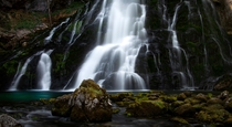 I had no idea that Austria had such beautiful waterfalls Gollinger Wasserfall Salzach Austria  OC