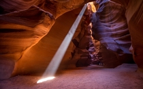 I had the chance to visit Antelope Canyon This was the best photo Ive ever taken Antelope Canyon Arizona USA 