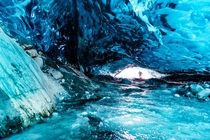 I have never seen a blue like this Mendenhall Ice Caves 
