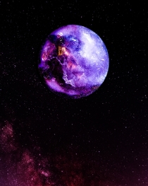 I make and then photograph fake planets -- After my first post people asked to see more so here it is This planet was inspired by the NGC  -- You can faintly see the nebula as the background of the image