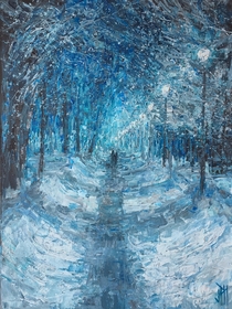 I painted some winter vibes a bit early this year