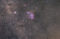 I photographed a cosmic chicken from my back garden during lockdown The running chicken nebula is over  light years away and is a region where intense star forming is happening 