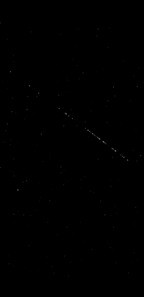 I saw Starlink a few days ago over germany I made this picture with my Samsung galaxy S and the result is surprising