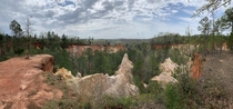 I took this Panoramic photo at The Little Grand Canyon in Lumpkin GA 
