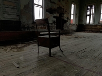 I took this photo in an abandoned school house Went out of commission in the late s I wanted to add more photos but it wouldnt let me for some reason