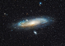 I took this picture of the Andromeda Galaxy from my backyard the other day - 