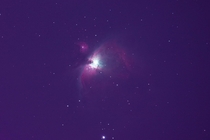 I wanted to share this single unedited image of the Orion nebula You will see tons of processed perfected images on the internet that are amazing but there is still beauty in the humble beginnings of those images