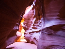 I was blown away by the endless hues of orange and purple at Antelope Canyon 