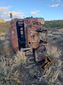 I went shooting in the mountains this weekend and found this abandoned bus