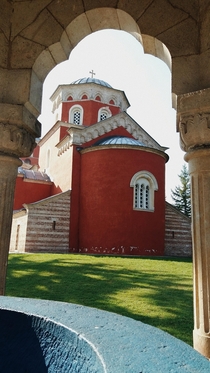 ia monastery  near Kraljevo Serbia  The monastery was founded by King Stefan Prvovenani Stefan the First-Crowned and Saint Sava in the Rascian architectural style between  and  with the help of Greek masters ia was the seat of the Archbishop 
