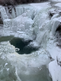 Ice Falls in Alberta close to BC border Jan 