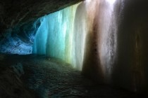 Ice Rainbow Minnehaha Falls MN 