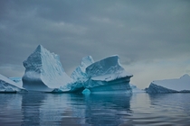 Iceberg run-aground Pleneau Antarctica 