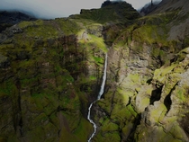 Iceland Waterfall    OC