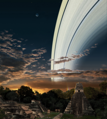 If Earth Had Saturn-Like Rings