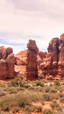 If this isnt earth porn I dont know what is This is a photo of a rock formation in Arches National Park 