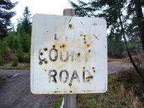 If you are not a local  turn back when you see this sign 