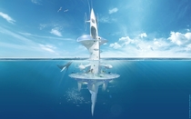 If you wonder what to do with your billions  The SeaOrbiter  by Jacques Rougerie