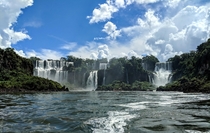 Igauzu Falls taken from the river Argentinian Side 