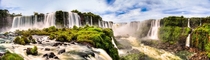 Iguazu Falls on the Brazilian border 