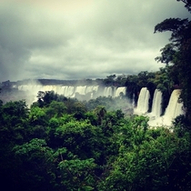 Iguazu watterfalls in Brasil 