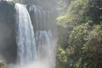 Imagine my surprise at finding the beautiful Pulhapanzak Falls at the end of a scavenger hunt San Buenaventura Honduras 