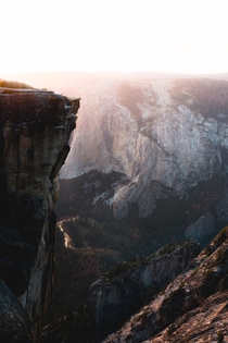 Imagine standing on that edge Yosemite CA 