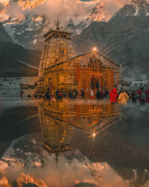 In The Cradle Of The Himalayas - The Kedarnath Temple of Shiva