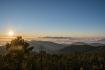 In the peak of the highest mountain in Latin America Pico Duarte m