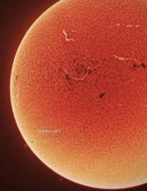 In two days Mercury will transit in front of the sun The last time was in 