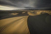 Incredible light over the dunes of Death Valley National Park 