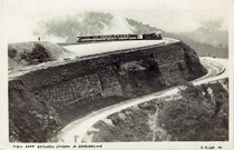 India Railways - Darjeeling Himalayan Railway - DHR steam train on double loop 