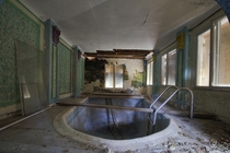 Indoor Swimming Pool Inside Torontos Weirdest House aka Aladdins Fading Castle 