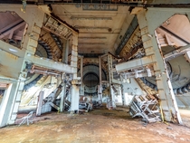 Inside an abandoned Cold War era Military Base I explored Each of those radar dishes are  feet in diameter