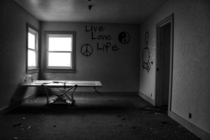 Inside an abandoned hostel that was taken over by drug addicts Northern California 
