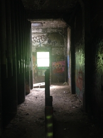 Inside an abandoned power station on Belle Isle Richmond
