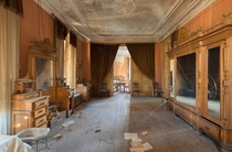 Inside an abandoned villa  by tonal decay