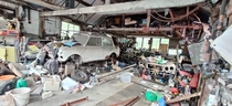 Inside an abandoned workshop 
