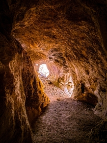 Inside of cave Armenia 